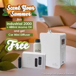 Industrial 2000 + 480ml Oil + Car Mini Diffuser FREE (Scent Your Summer)