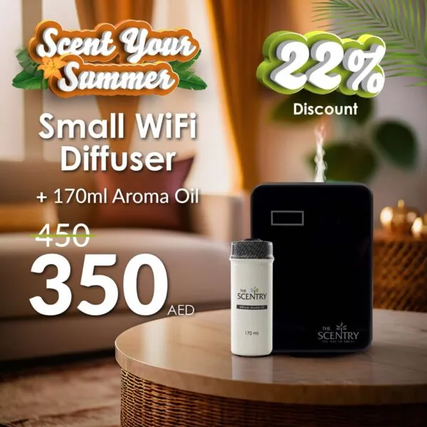 Small WiFi Diffuser + 170ml Oil (Scent Your Summer)