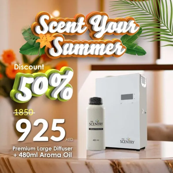 Premium Large Diffuser + 480ml Oil (Scent Your Summer)