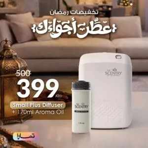 Small Plus Diffuser + 170ml Oil ( تخفيضات رمضان )